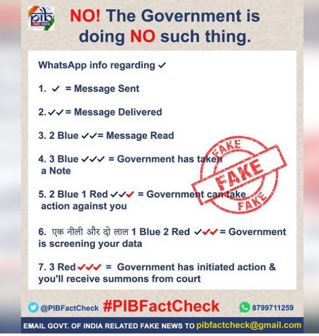 whatsapp fake message
