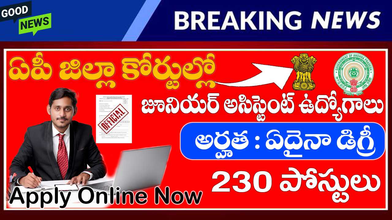 AP District Court Junior Assistant Jobs 2025