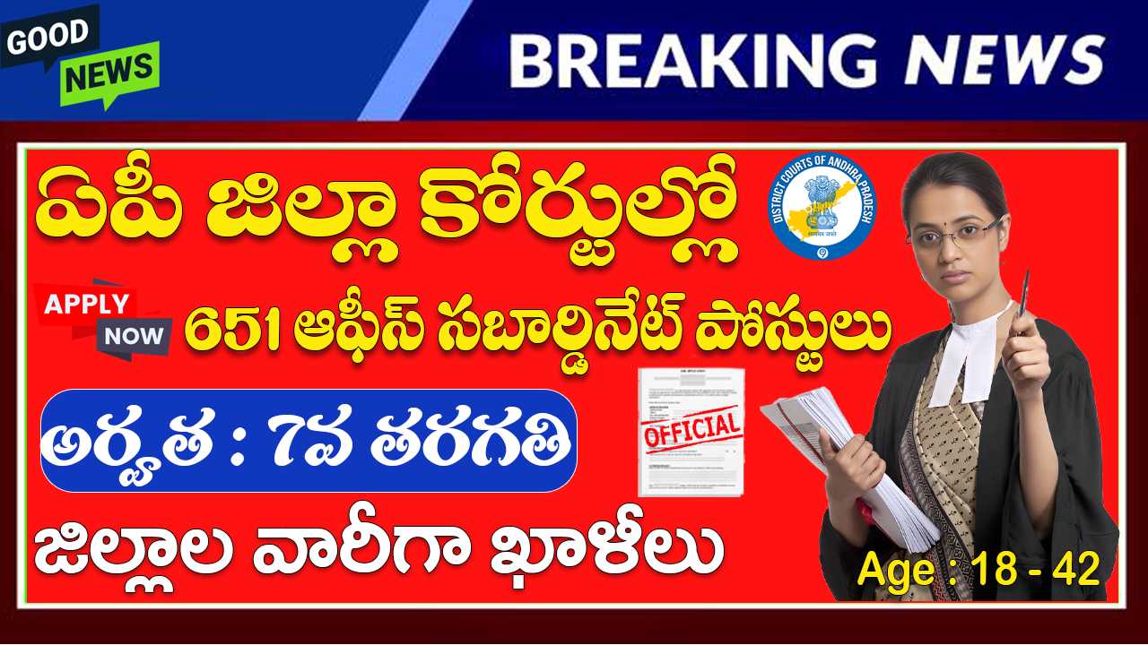 AP District Court Jobs 2025
