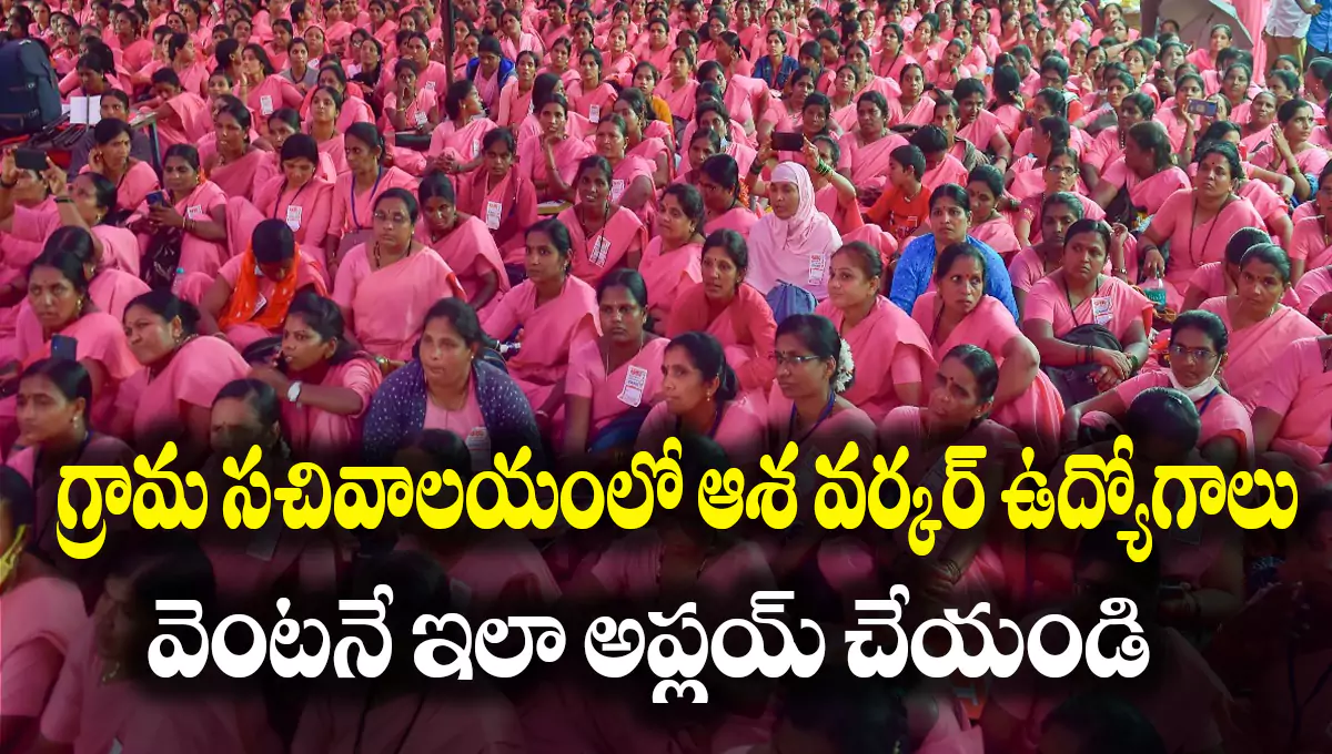AP Asha Worker Notification 2025