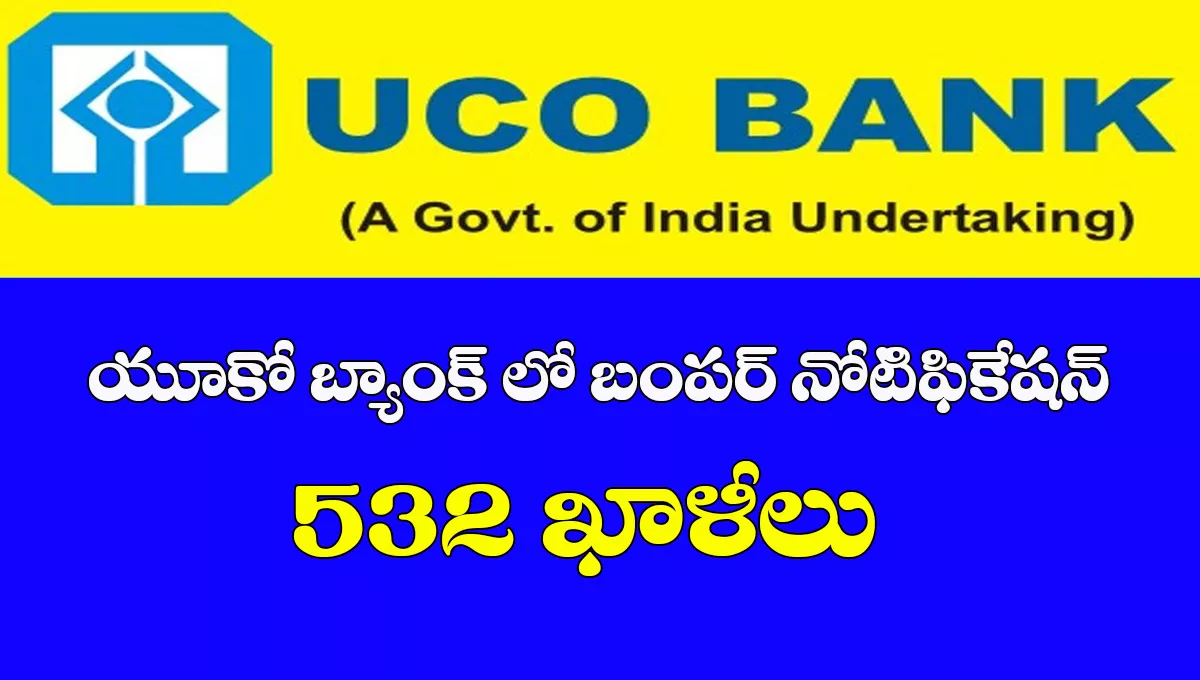 UCO Bank Apprentice Recruitment 2025