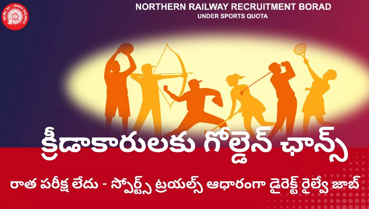 RRC NR Sports Quota Recruitment 2025